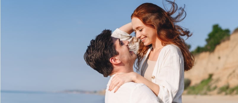 Happy young couple