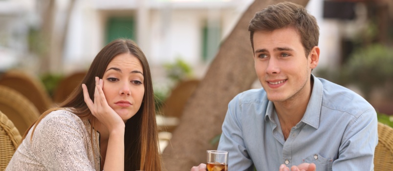 Young couple on a date 